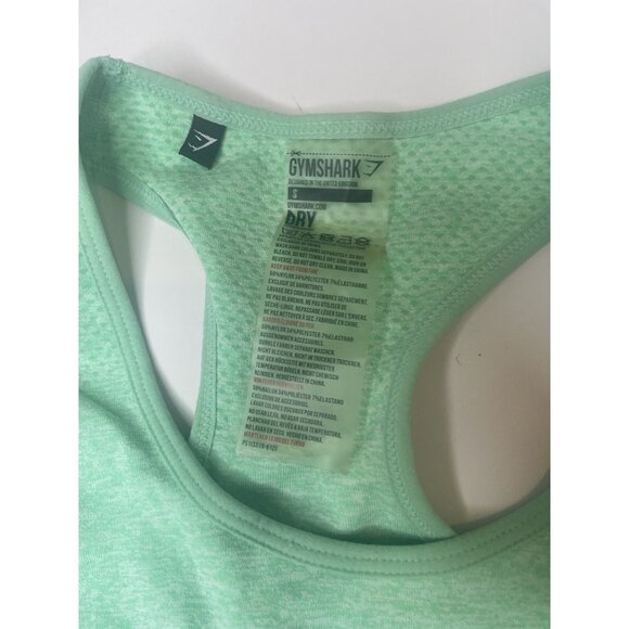 Gymshark Sports Bra Seamless Green Size Small Set of 2 Workout Fitness - Picture 7 of 9